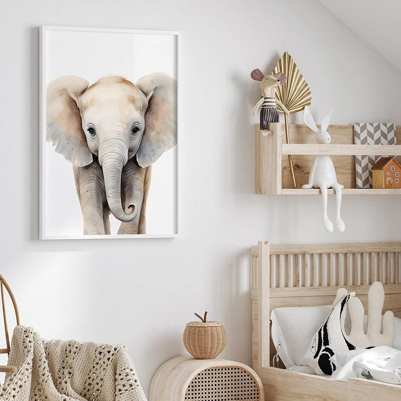 Safari Nursery Wall Print - Set of 3