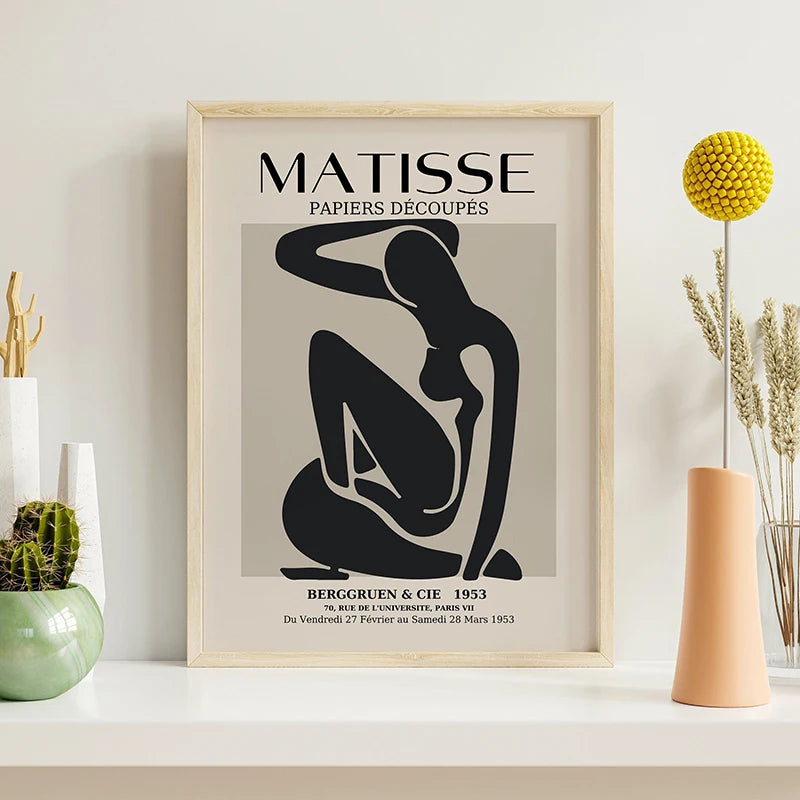 Matisse Body Silhouette Print