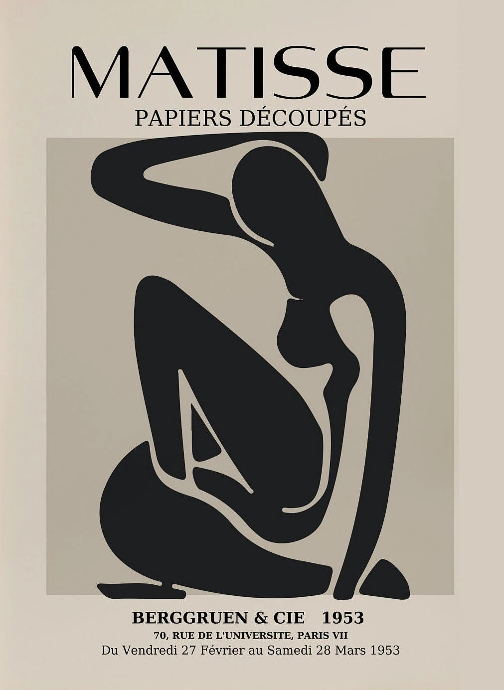 Matisse Body Silhouette Print